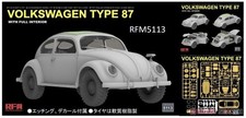 RYEFIELD Rye Field Model RM-5113 1/35 Type 87 with Full Interior Car Model Kit