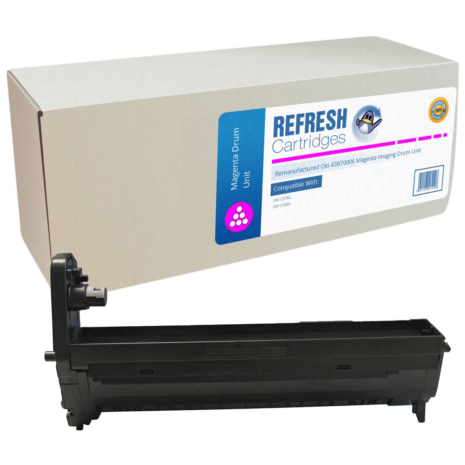 Refresh Cartridges Magenta Drum 43870006 Compatible With OKI Printers