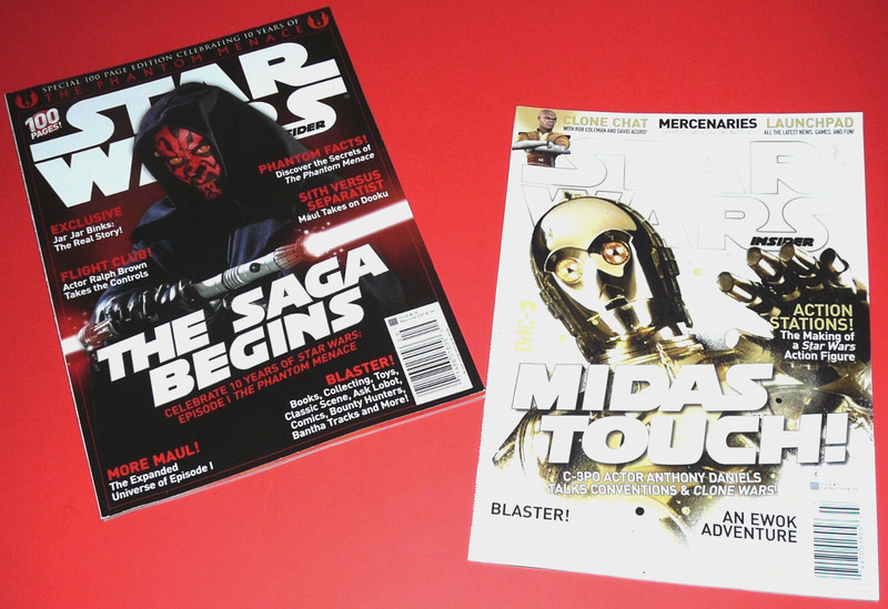 Star Wars Insider Magazine Lot of 2 #107 & 109 2009