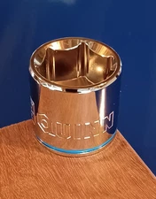 Quinn 3/8" Drive 6 Pt. Shallow Socket Polished Chrome Pick a Size NEW SAE MM