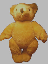 Vintage Tan Teddy Bear PLUSH 12" Stuffed Animal Movable Arms  Legs   108