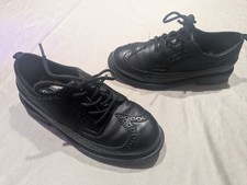 Boys Carter's Black Dress Shoes Size 1