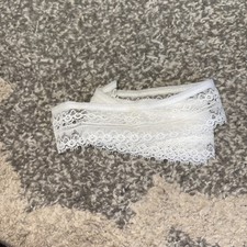 1 Yard Vintage 1 1/2" Wide White Lace