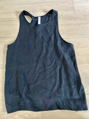 Lululemon All Tied Up Tank Women s Size 8, Open Back, Black