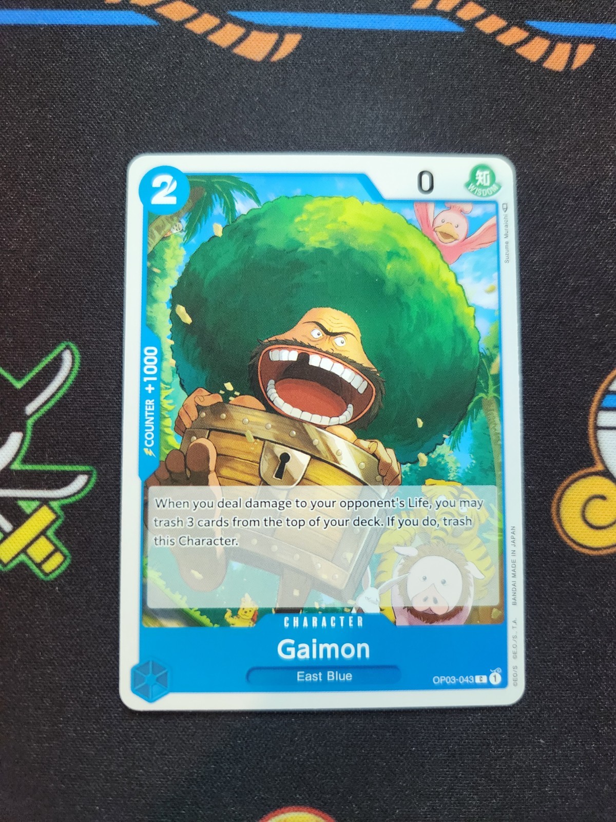 EXACT CARD PICTURED Gaimon OP03-043 Pillars Strength One Piece TCG Eng Non-F