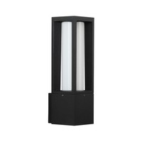AußEnwandleuchte Typ Nr. 0213, IP44, E27 Max. 20W (Led), Alu-Guss / Opalglas, Sc