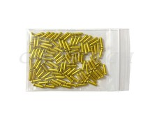 New MTB Road BMX Bicycle Bike Brake Cable End Caps 100 Pcs Gold