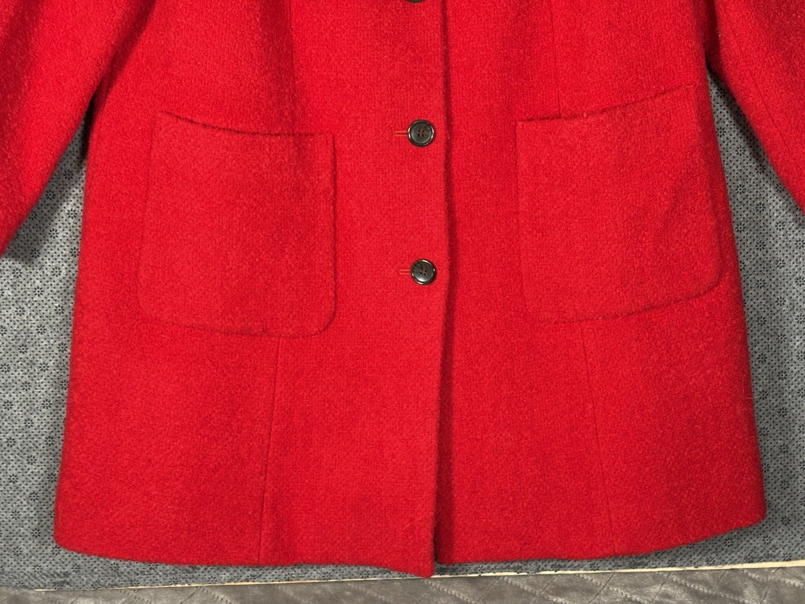Talbots Petite Jacket Wool Collared Buttons Pocke… - image 3