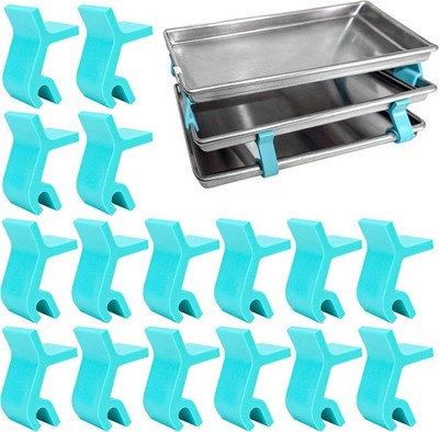 16 PCS Large Cookie Sheet Stackers, Stackable Baking Sheet Holders Reusable