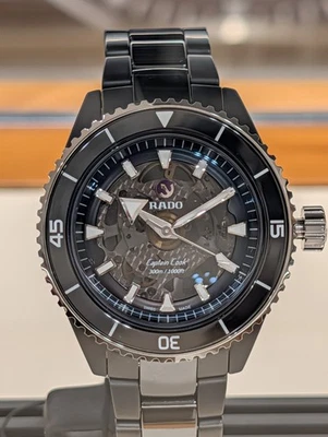 Rado Captain Cook 43mm High-Tech Ceramic Watch Automatic R32127152 - Image 1 of 4