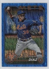 2024 Topps Series 1 Blue Holofoil 826/999 Edwin Diaz Edwin Díaz #120 05k6