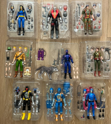 YOU PICK! Super 7 GI Joe ultimates duke,snake eyes,flint destro baroness BAT