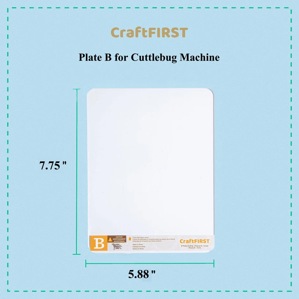 B Cutting Plate for Cuttlebug Machine 5.87 x 7.75" Pack of 2 - Image 2 of 4