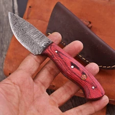 Custom Damascus Hunting Knife Survival Tactical /Hand Forged Damascus Steel 3916