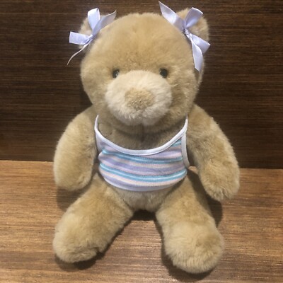 Vintage Build A Bear Lil Cub Butterscotch Classic Teddy Plush Stuffed Animal 14''
