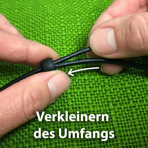 Damenkette Herrenhalskette Surferkette Lederkette Halskette Hand der Fatima - Bild 4 von 4