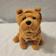 Ty Beanie Babies  Collection Crinkles The Dog 2003