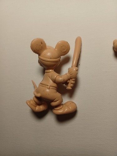 Vintage Disney PVC Figures 80’s Spain Comics Unpainted Mickey Mouse Goofy Lot - Picture 5 of 5