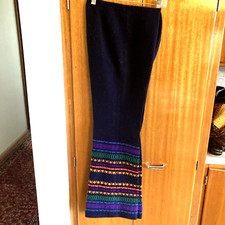 vintage 1960s hippie, boho bell bottom pants Banner Sportswear, S-M