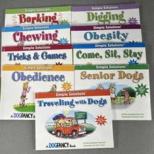 Kim Campbell Thornton Lot 9 Simple Solutions Dog Fancy Tricks Obesity Books