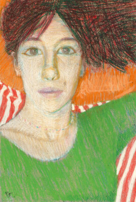 Ewart Johns (1923-2013) - c.1979 Pastel, Katrina Face