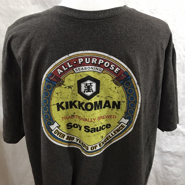 Kikkoman Soy Sauce XL T Shirt Gray Official Licensed Graphic Tee eBay