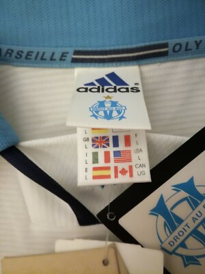 OLYMPIQUE MARSEILLE 1998-1999 BNWT Ericsson size L shirt trikot