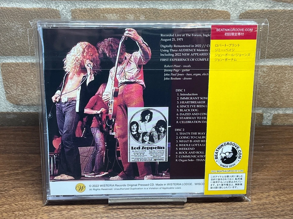 LED ZEPPELIN / FIRST NIGHT AT THE FORUM 1971 / 2022 DEFINITIVE EDITION W/obi NEW - Image 2 of 4