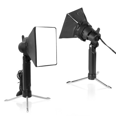 Selens 2 stk Tragbarer Mini Fotostudio LED-Licht Set 2700K Lampe Dreibeinstativ