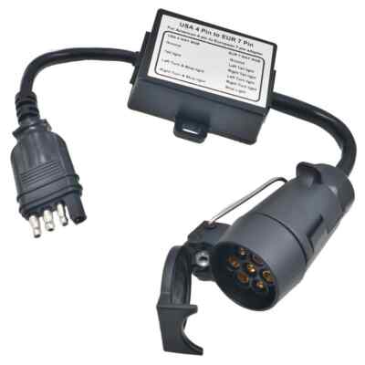 Trailer Light Converter Trailer Light Converter Blade Socket Plug Brake Signal