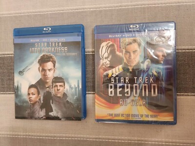 Star Trek Beyond Blu-Ray + DVD + Digital HD SEALED And Into Darkness Opened 