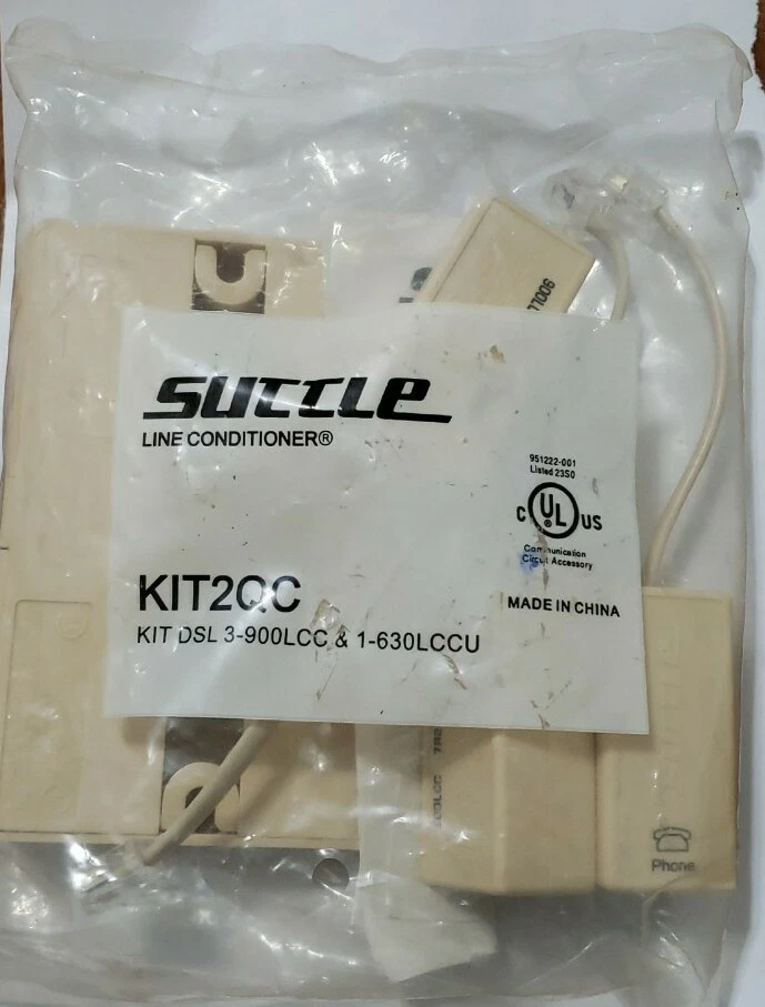 SUTTLE Wall Mount DSL Adapter Filter Phone Line Conditioner with 3 DSL filters - Image 2 of 4