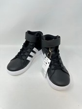 adidas Big Kid's Grand Court Mid Shoes - US:5 UK:4.5 , Black/White, H2 B207T