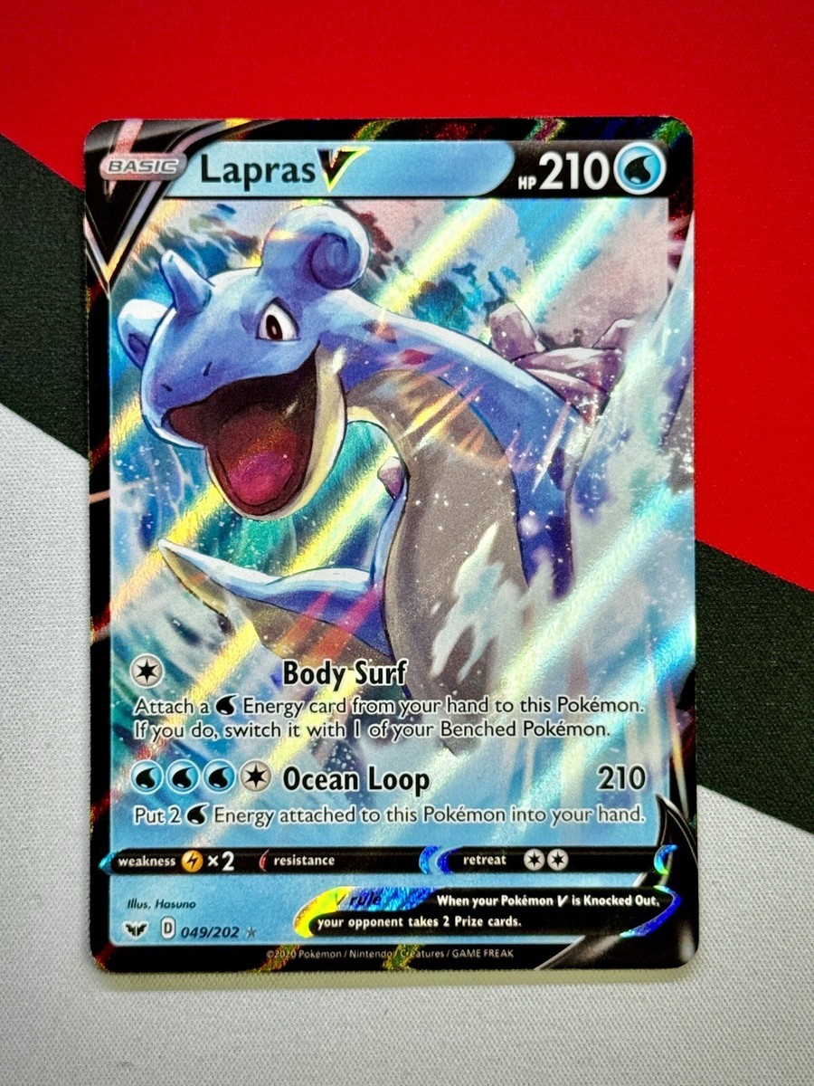 Lapras V Sword And Shield 049/202 Pokémon PACK FRESH | eBay