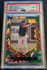 1995 DEREK JETER SIGNATURE ROOKIE FUTURE DYNASTY PROMOTIONAL SET #P3 POP 19