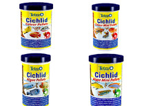 Tetra Cichlid Pellets Colour Algae Standard Mini Aquarium Fish Tank Enhancer