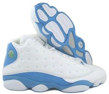 Vintage Air Jordan  Retro 13 UNC Basketball Shoe Sz 17 2004 Nike PE 310004-101 