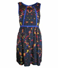 Kensie Sleeveless Fit-and-Flare Dress, Size-M