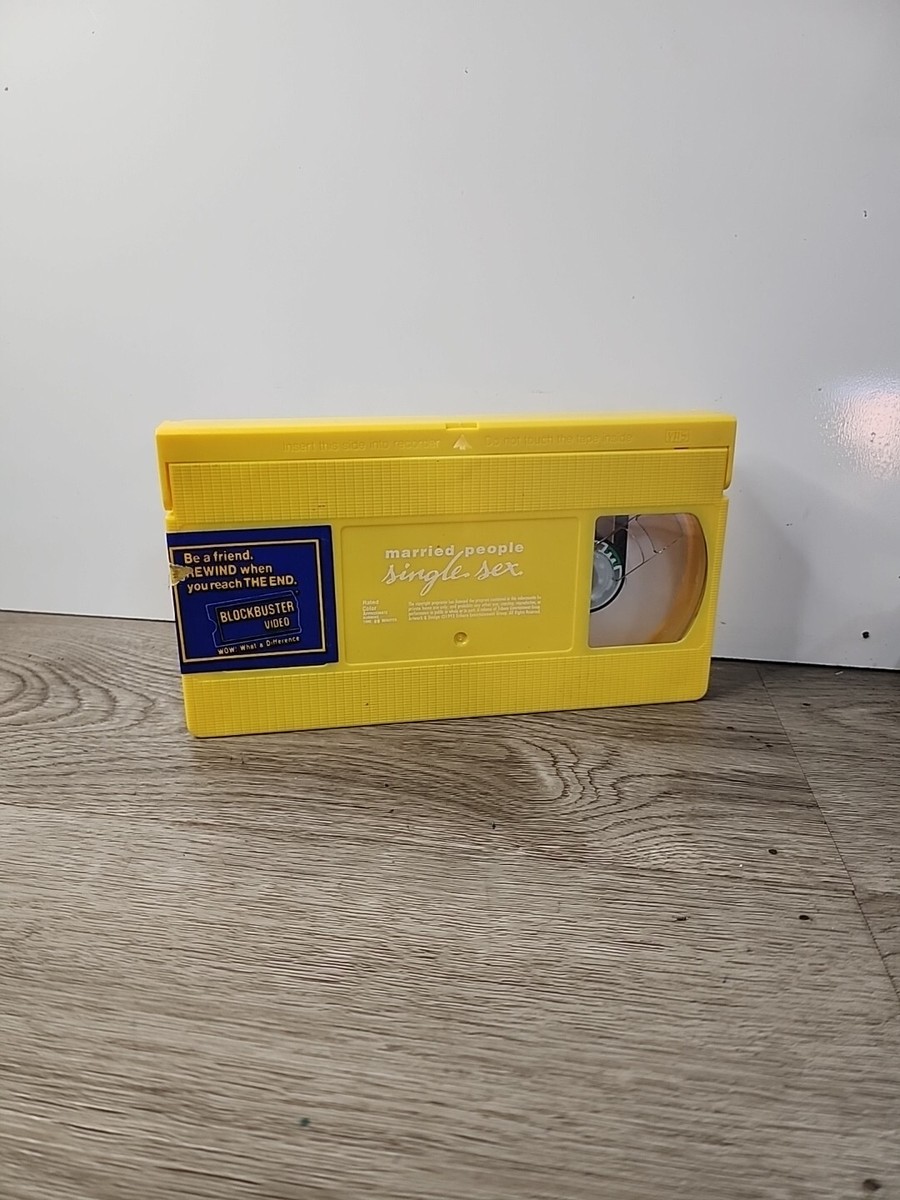 Blockbuster Video Rental VHS Collection Married People
