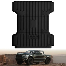 LASFIT 6'4" Truck Bed Liner for Ram 1500 2019-2026 Heavy Duty TPE Bed Mat Black