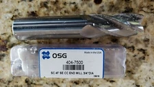OSG 404-7500 CARBIDE END MILL