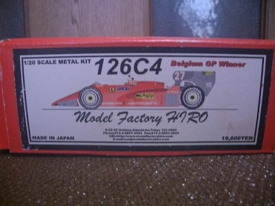 Model Factory Hiro Ferrari 126C4 1:20 Scale metal kit Model Factory Hiro Ferrari 126C4 1:20 Scale metal kit