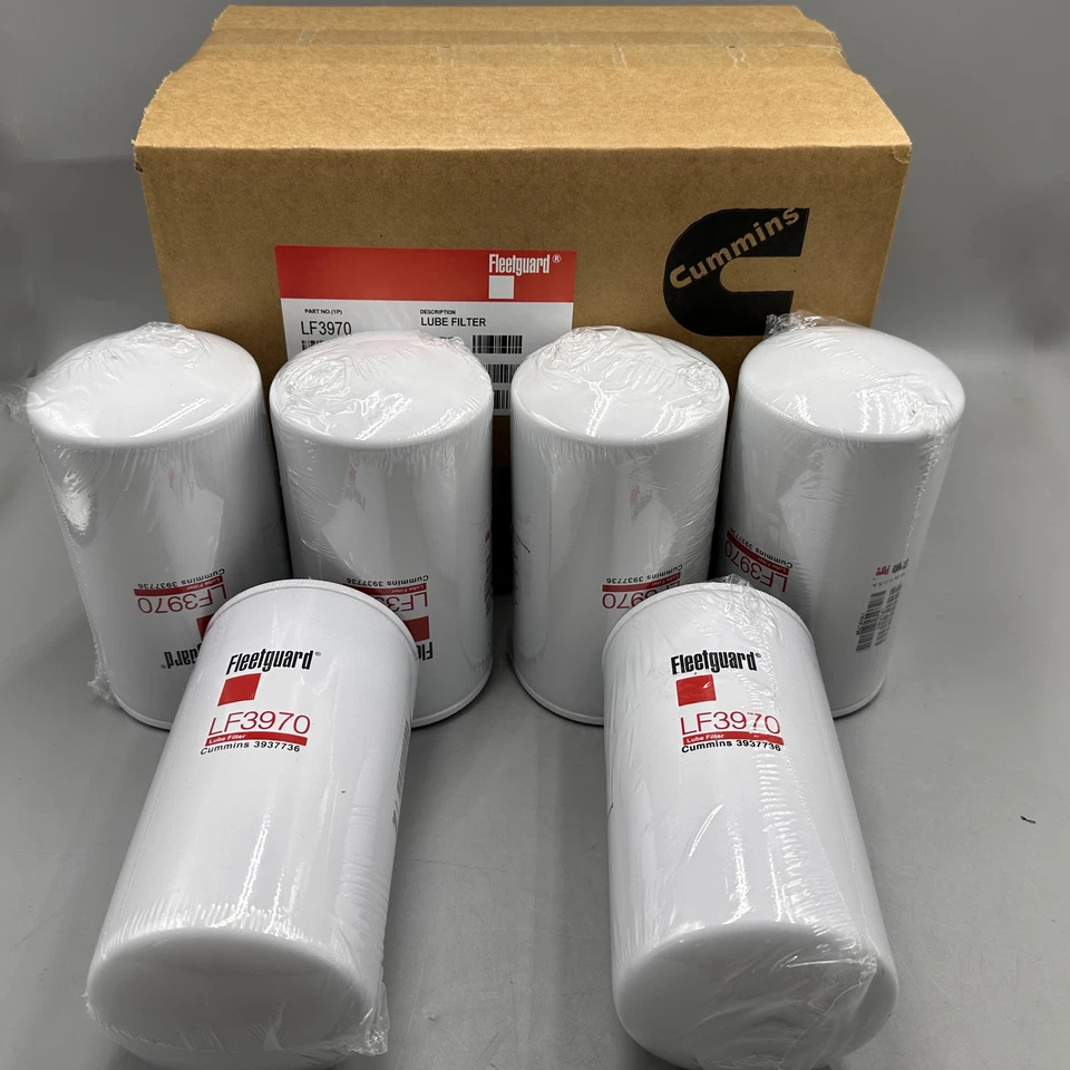 Fleetguard LF3970 Oil Filter Fit For Cummins Freightliner Kenworth Pack of 6 - Image 2 of 4