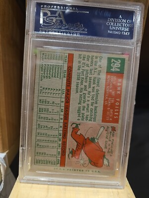 1959 TOPPS #294 HANK FOILES PIRATES PSA 7 NM SET BREAK 8332 | eBay