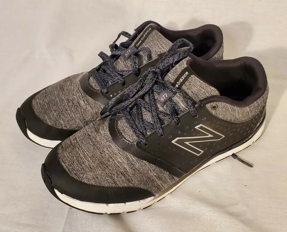 NEW BALANCE 577 CUSH TRAINERS WOMENS RUNNING SHOES GRAY/BLACK SZ