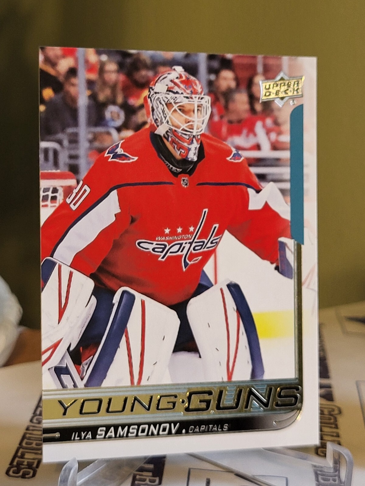 2018-19 Upper Deck Young Guns ILYA SAMSONOV #463 WASHINGTON CAPITALS NM