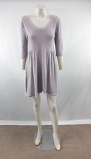 NWD Free People BEACH Women's 3/4 Sleeve Tunic T-Shirt Dress Size S #OS555