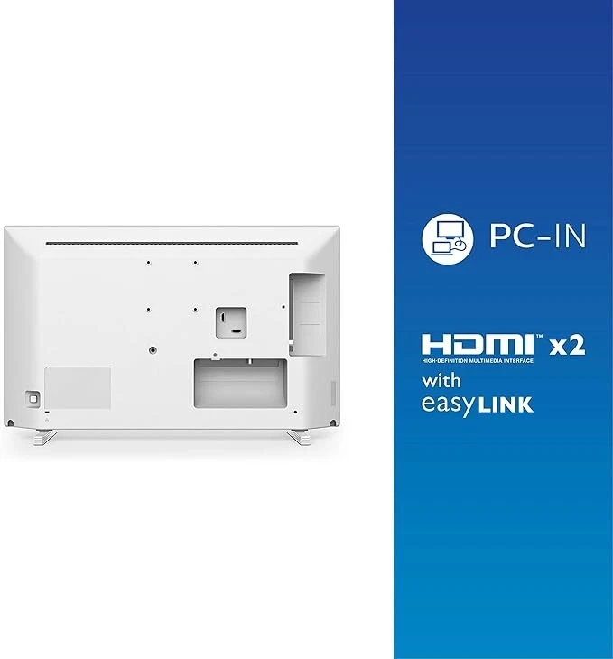 PHILIPS TV LED Full HD 24" 24PFS5535/12 Bianco 2020, HDMI, Wi fi, HighTech USATO - Immagine 4 di 4