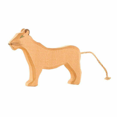 Ostheimer Löwin  Holzfigur Spielfigur Zootier 20002