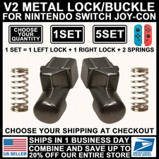 V2 Slider Lock Buckle Cap For Nintendo Switch NS Joy Con Latch Spring Metal